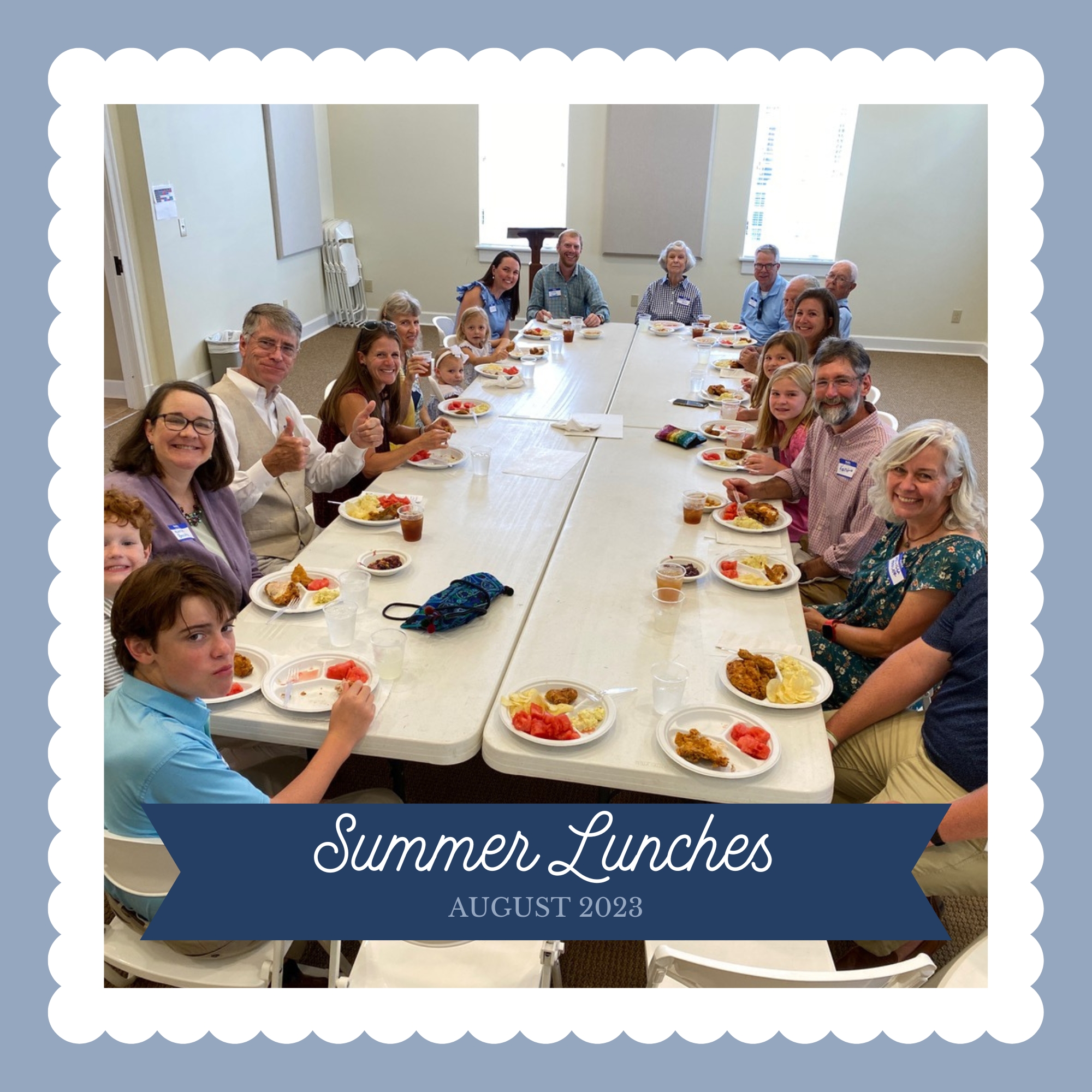 Annual Summer Lunches – August 2023