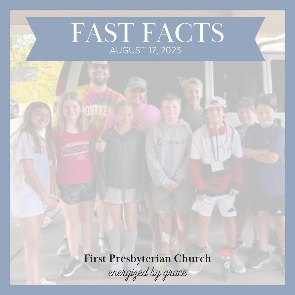 Fast Facts 8.17.23